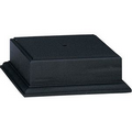 Black Bowl or Cup Platform Base (5 3/4"x5 3/4"x2 1/8")